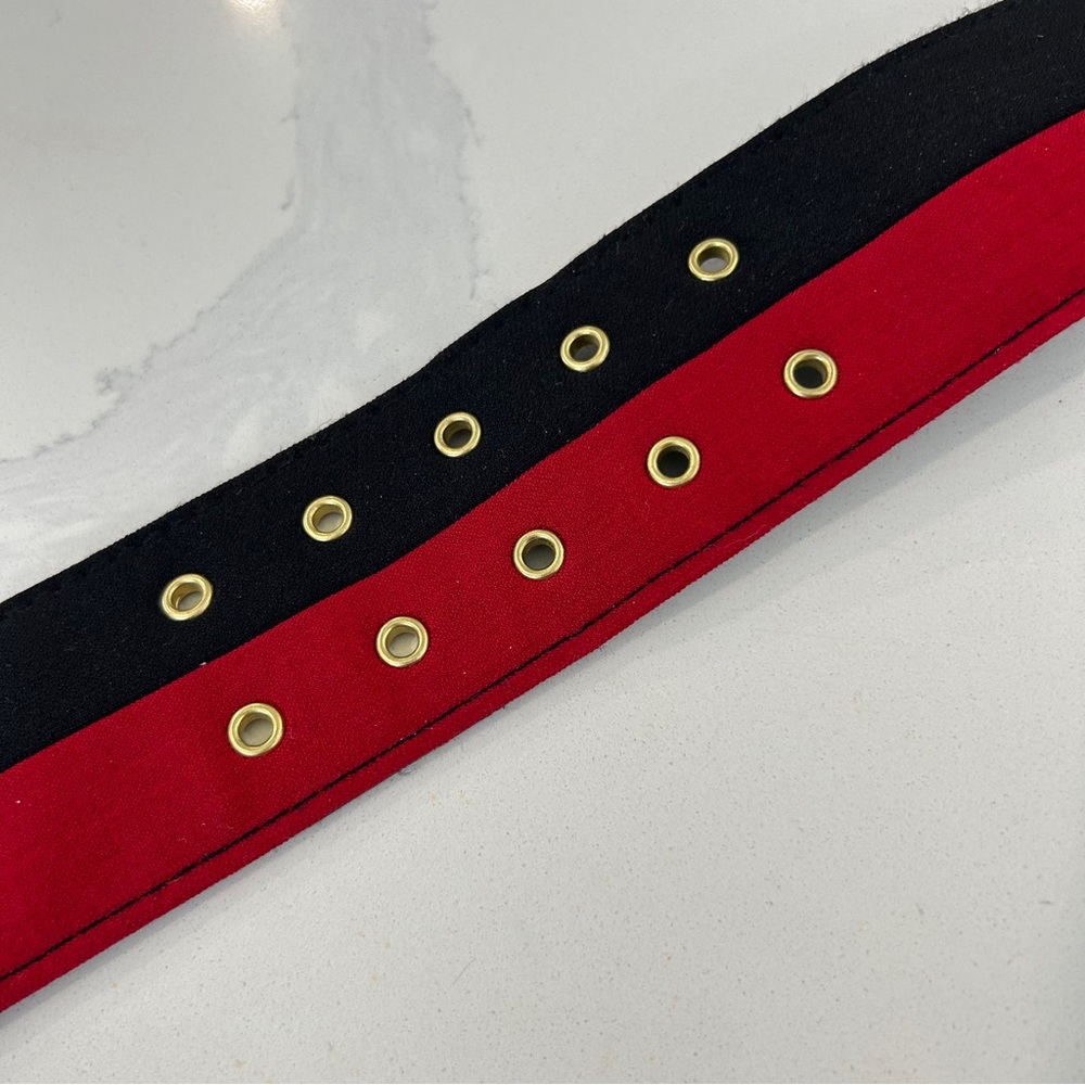 Colour Block Wide Statement Belt - Picture 7 of 8